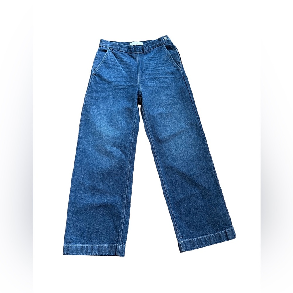 KanCan Wide-Leg Blue Denim Jeans